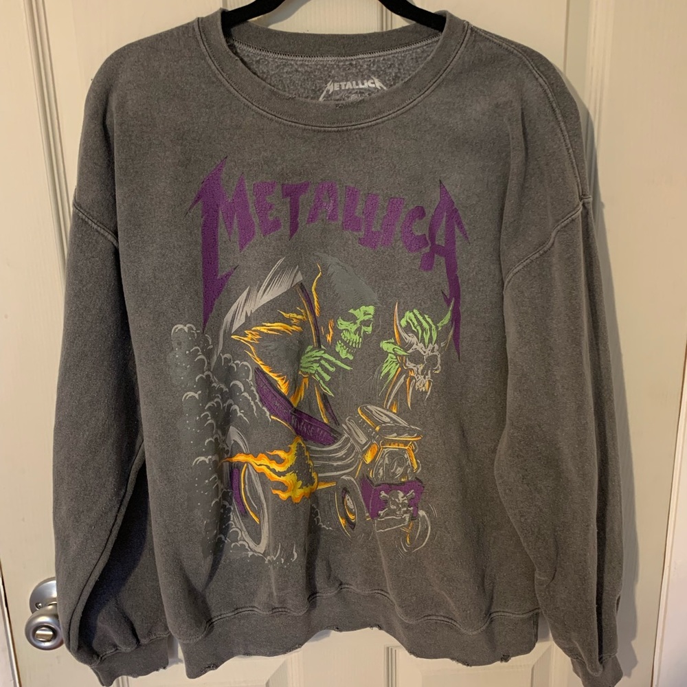 Urban Outfitters Metallica sweatshirt size XL